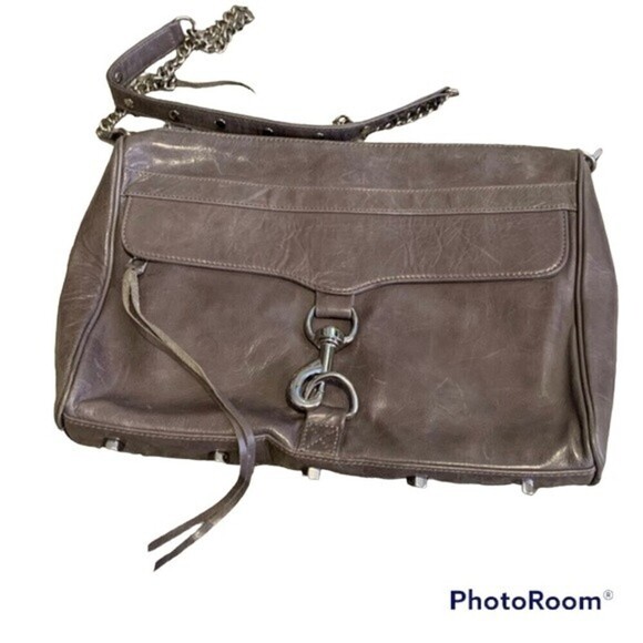 Rebecca Minkoff Handbags - REBECCA Minkoff Mac Clutch Fig Grey